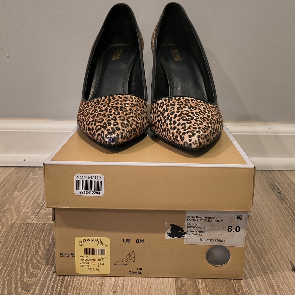 Michael Kors Leopard Print Heels